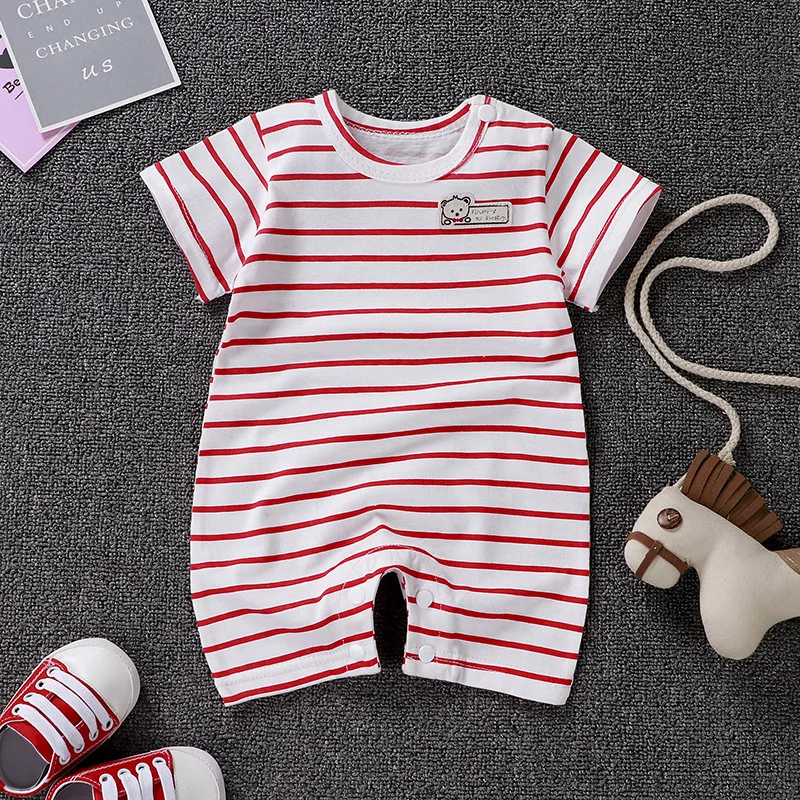  Short-sleeved baby rompers newborn