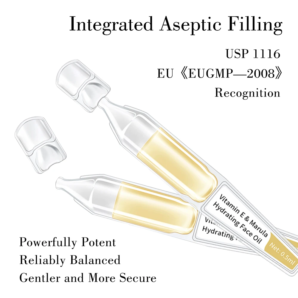 Krone OEM ODM Jojoba Oil Vitamin E Marula Oil Restorative Calming Hydrating Face Oil For Dry Skin