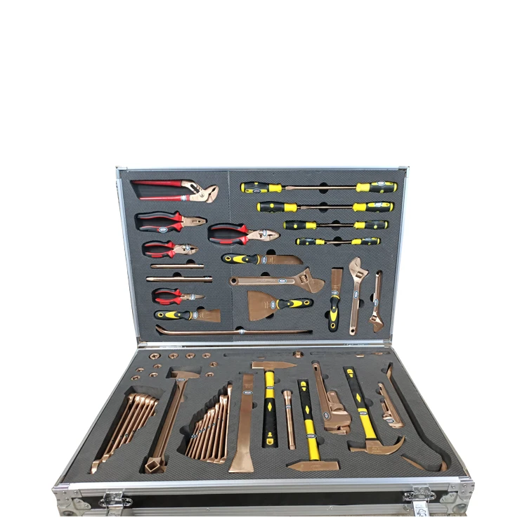 Оригинальный производитель оборудования негорючий инструмент set-62pcs для нефть и газ станция Немагнитный наборы инструментов