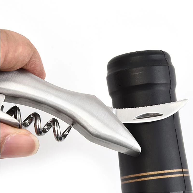 Multifunctional Professional Wine Corkscrew Stainless Steel Red Wine Bottle Opener