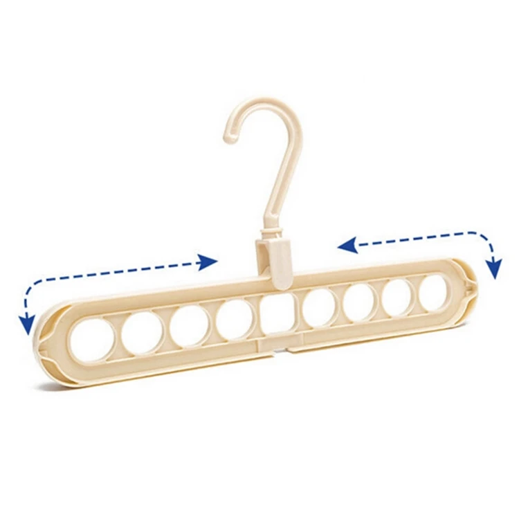 9 Holes Multi-fuction Colour Clothing Storage  Hanger