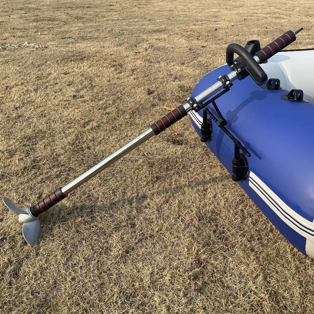 Propeller Handheld Thruster Outboard Motor Power Outboard Machine Aluminum Blade Kayak Charging Hang Machine to Upgrade