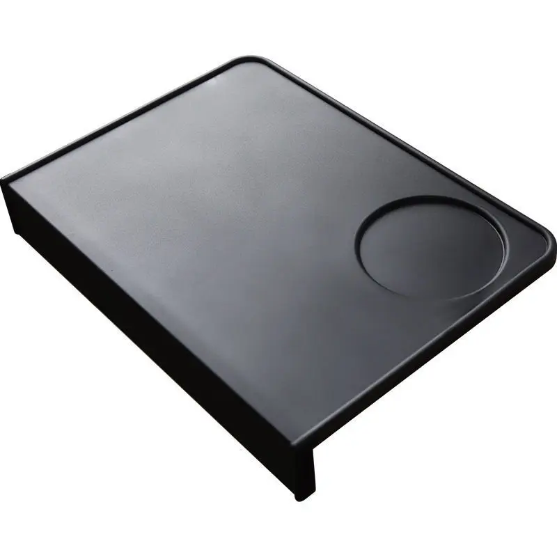 Hot Sell Coffee Accessories  Logo Custom  Square Non-slip Food Grade Soft Silicone Coffee Tamping Pad Coffee Corner Mat