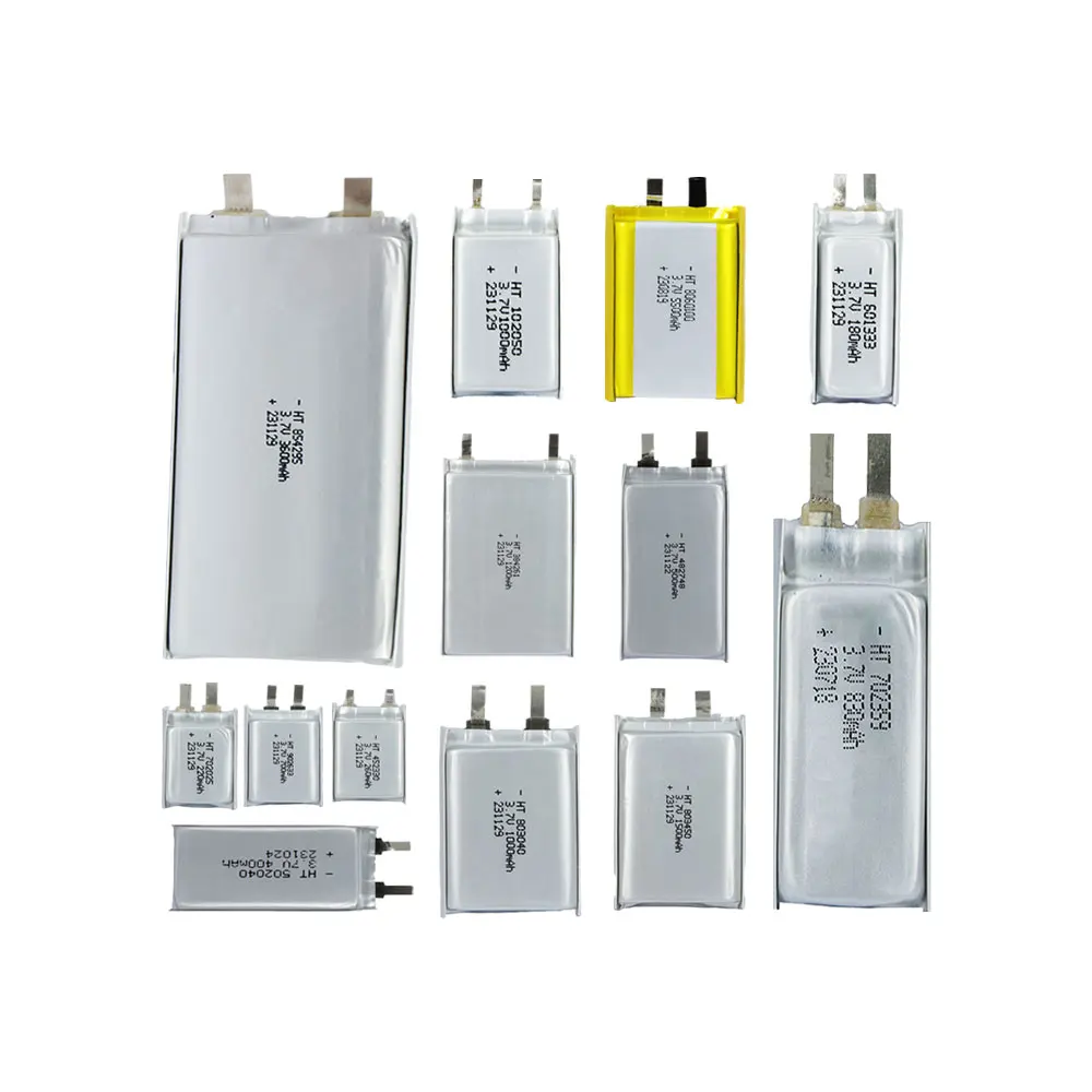 Factory Customized 3.7V Lipo Battery Cell 1000mAh 2500mAh 2800mAh 3600mAh 5500mAh Lithium ion Polymer Battery Cell