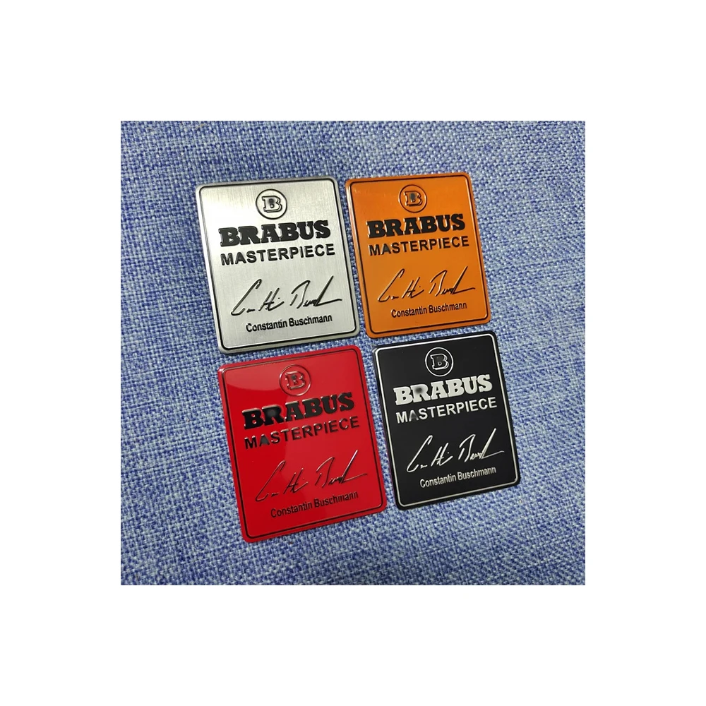 B-BARBUS Seat Stickers Decorative Stickers Car Logo Nameplate For Mercedes Benz G Class C-Class S-Class