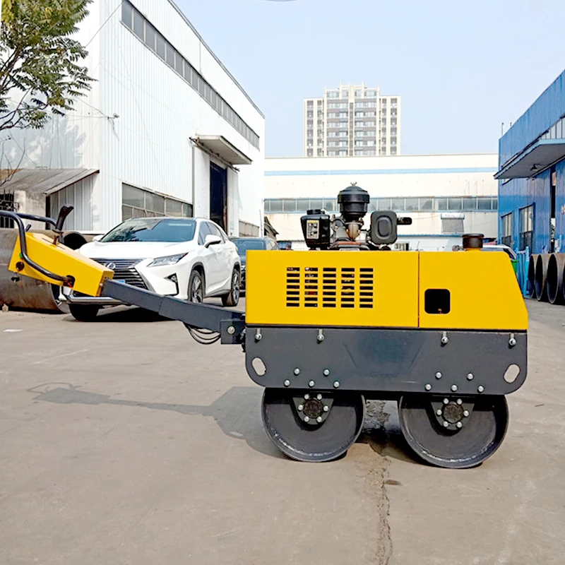 Free Shipping 1 Ton 3 Ton 5  Ton Mini Vibratory  Compactor Asphalt Roller Double Drum Road Roller Diesel Roller