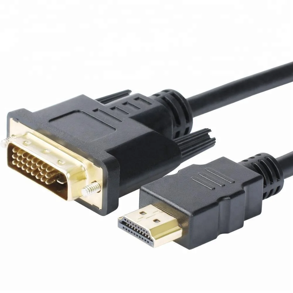HDMI мужчина к DVI (24 + 1) кабель для компьютера полный 1080 P