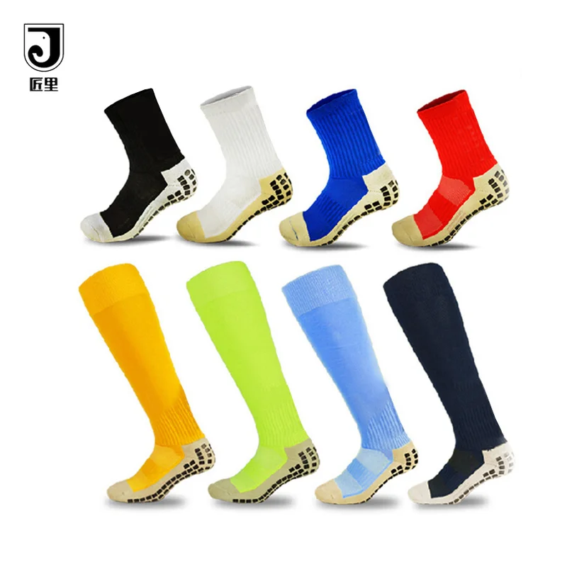 JL-A068 wholesale custom sport 100% cotton cheap football team mens soccer socks spandex soccer sock stock