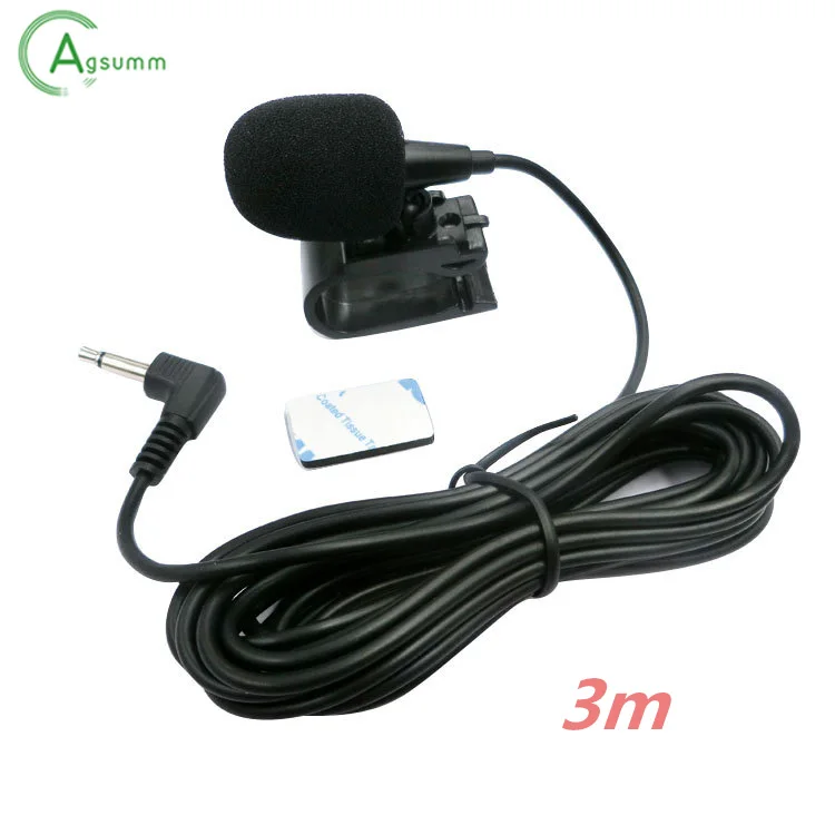 
Free Sample Car Stereo Audio Microphone External 3.5mm Wired Radio Stereo Player Microphone 