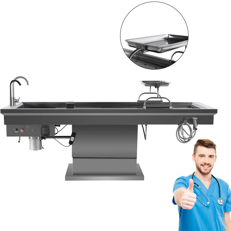 High quality new design operating table medical device elevating autopsy tables dissection table
