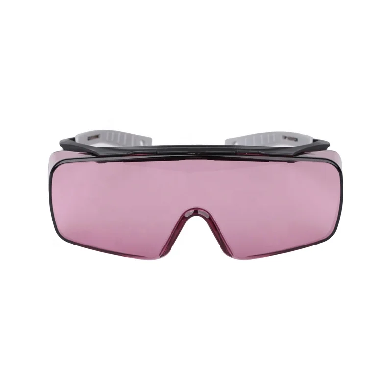 High Quality Fit Over Laser Safety Glasses 808nm Infrared IR YAG Laser Safety Goggles OD6+