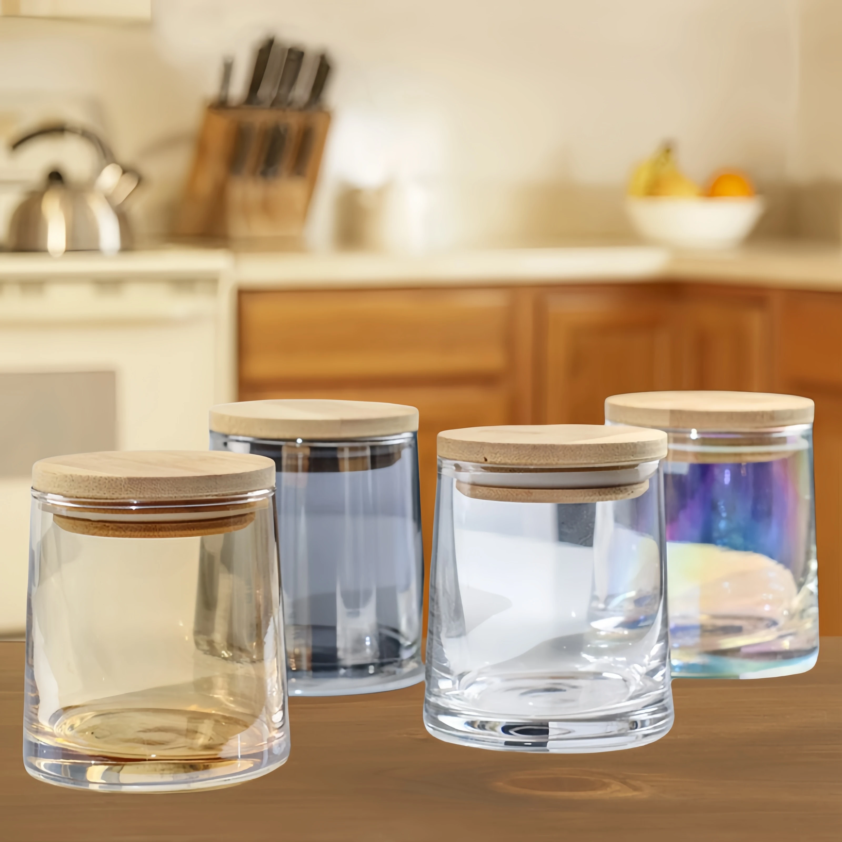 Luxury Scented Candles in Glass Jar Glass Candle Jar Unique Candle Jars