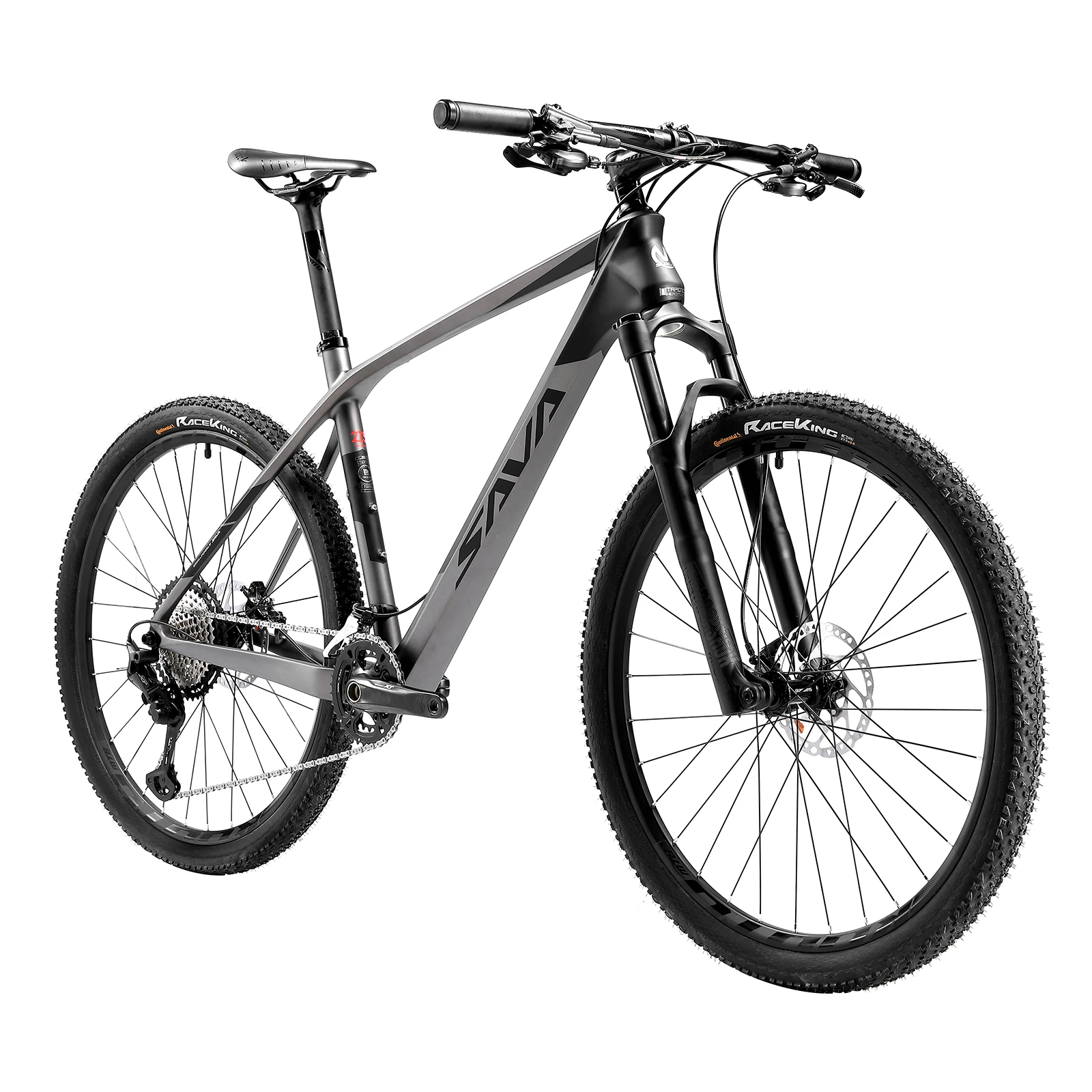 SAVA 29 Mountain Bike Carbon MTB 29 inch Adult Mountain Bicycle with SHIMANO DEORE XT M8100 2x12 Speeds and ROCKSHOX Air fork