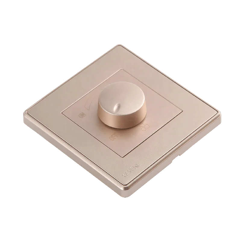 Various color Stainless Steel Material Series Switches High Quality Rotary Fan Speed Switches