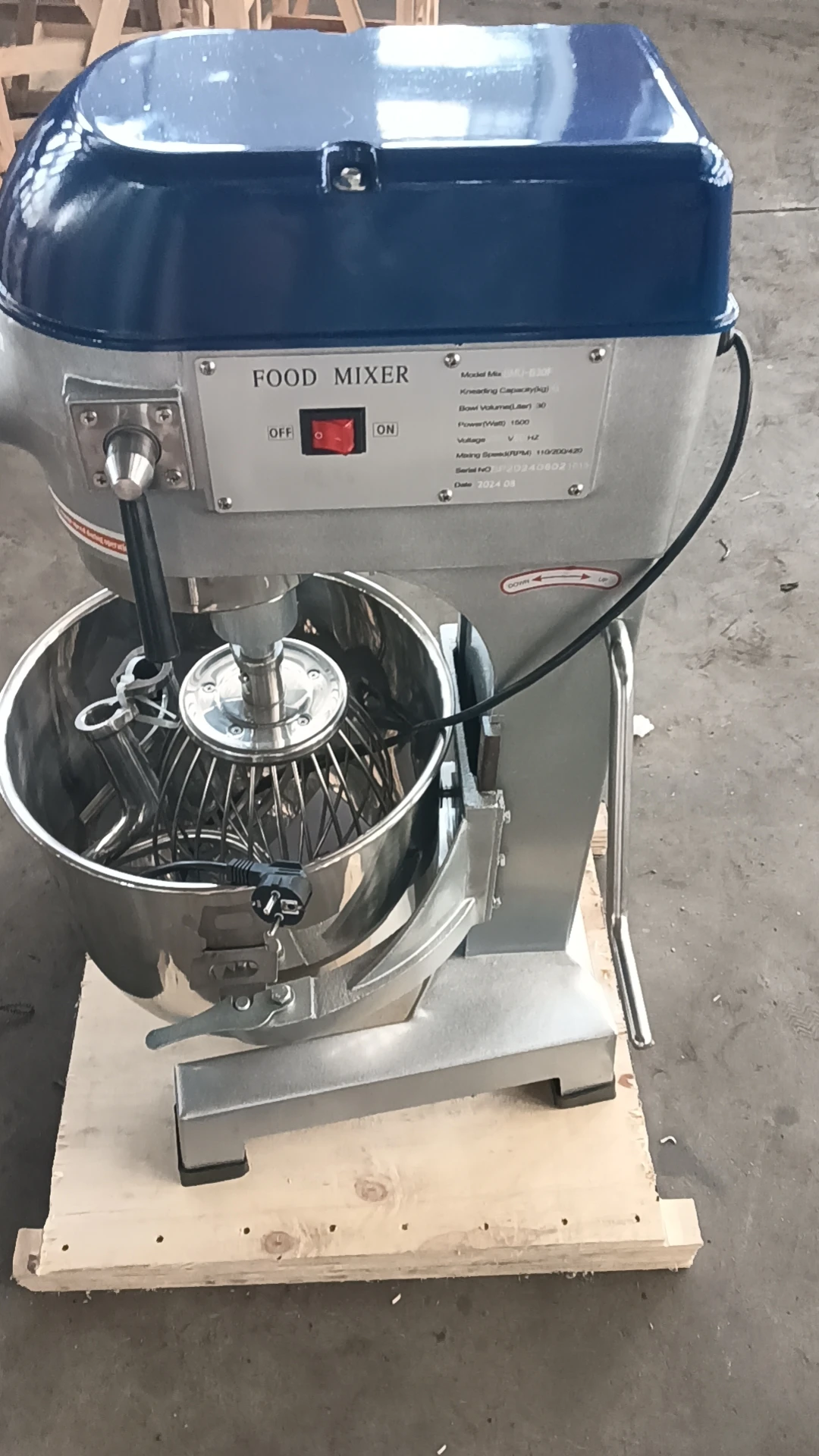 Hot sale food mixer egg butter mixer commercial bakery equipment