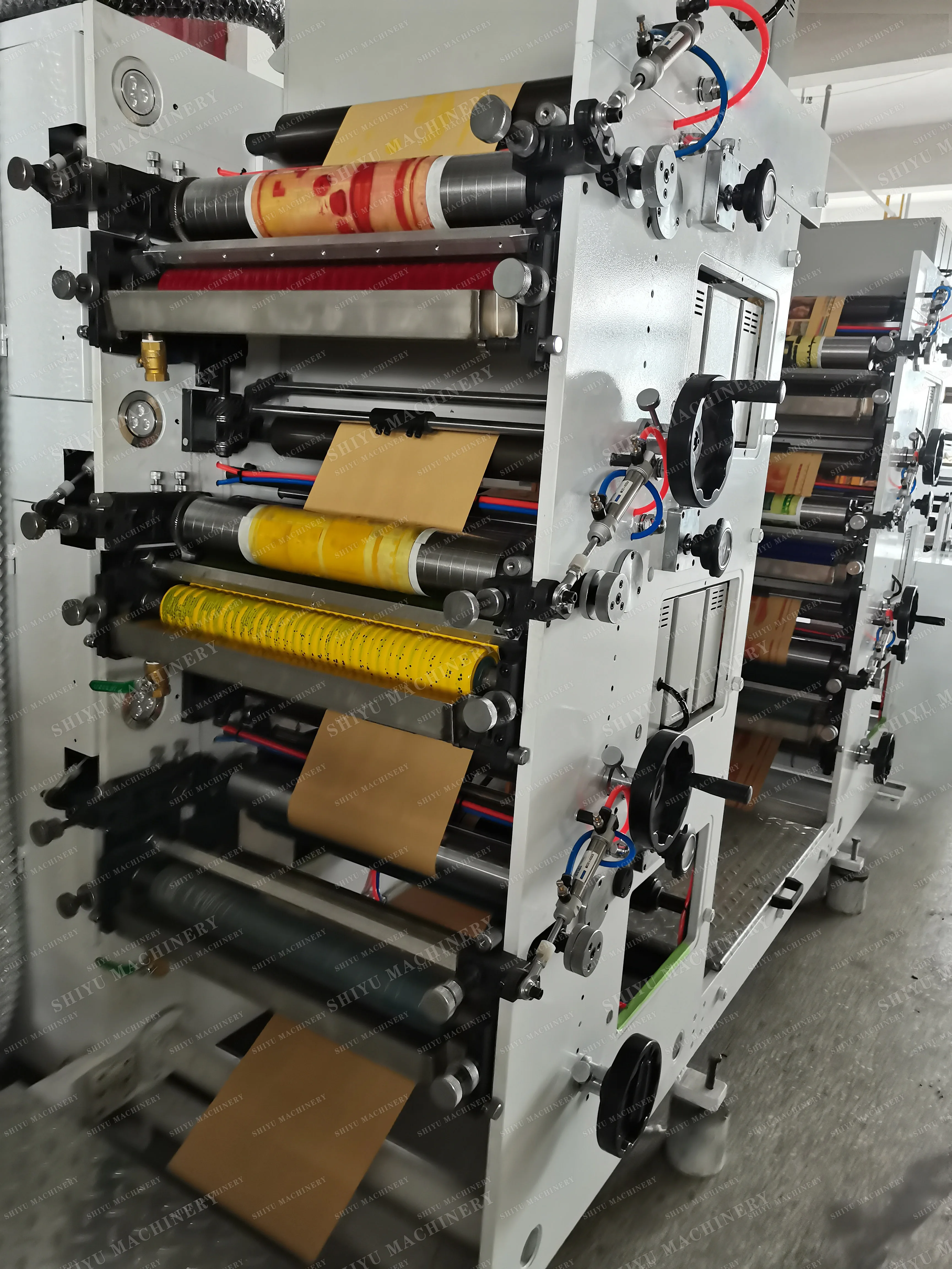 High Speed High-Quality 4 6 Color gold foilPaper Cup box label Flexo Printing Machine for Ice-Cream/Coffee Paper Cup