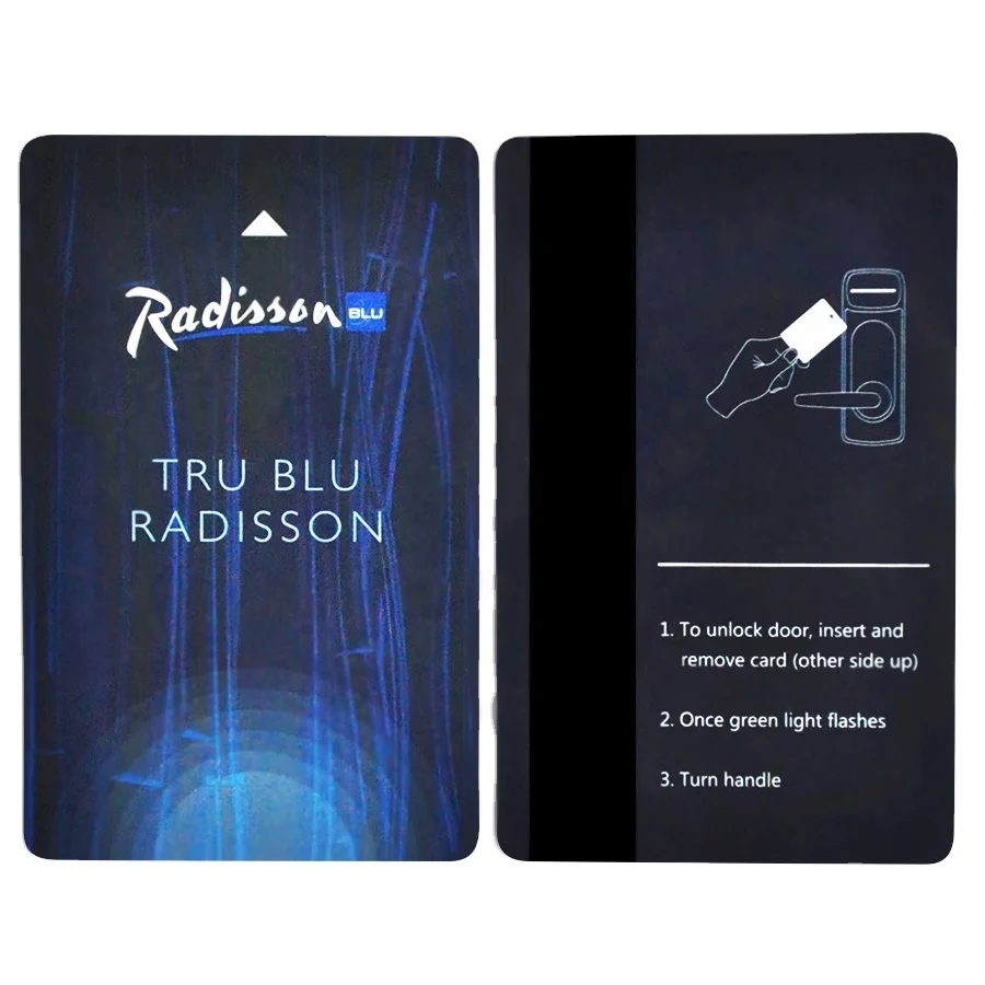 Best-selling Smart NFC Card Door Lock Card 13.56Mhz Contactless Access Control RFID Hotel Key Card