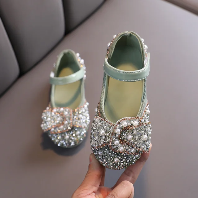 Повседневная детская обувь для девочек, танцевальная обувь без шнуровки