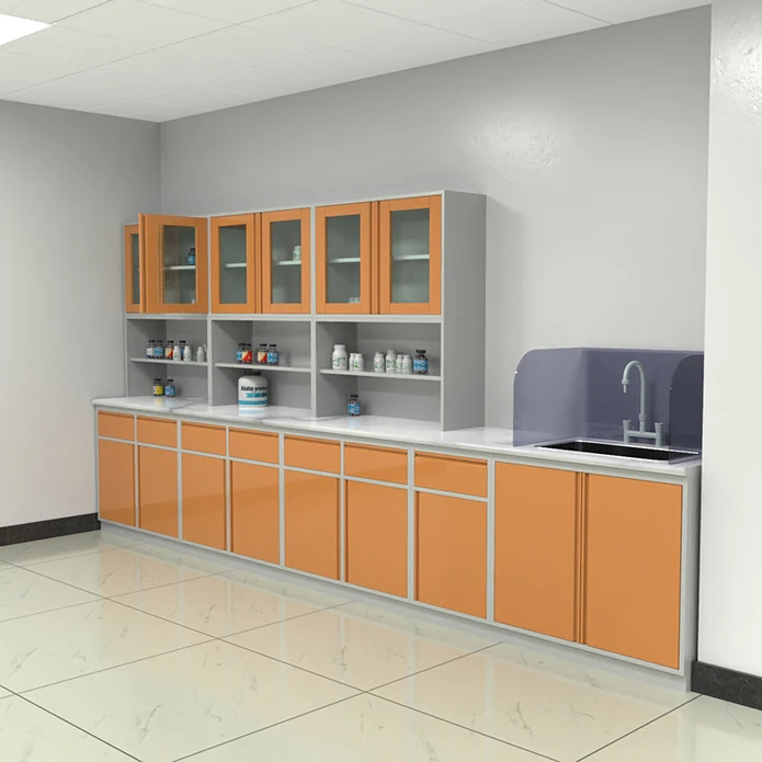 
Medical Hospital Work Bench All Steel Hospital Bench, Chemistry Hospital Clinic Disposal Treatment Cabinet/ 