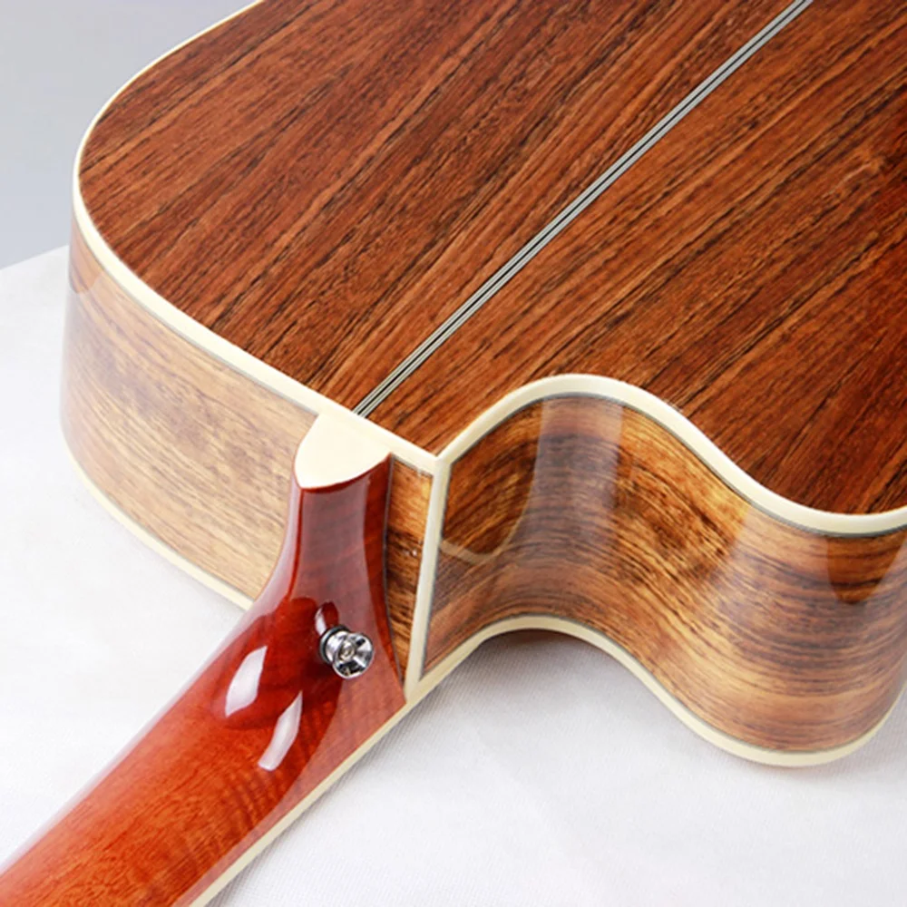 CH-1800S-41  41 Inch Chinese Music Cutaway Chihiro Acoustic Solid Wood Guitar