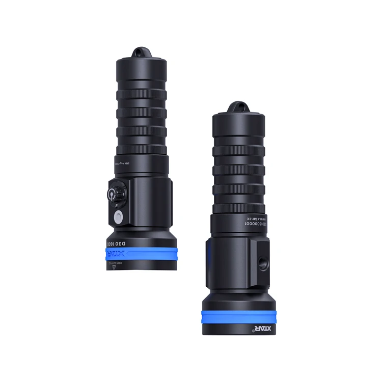 XTAR D30 Floodlight CRI 95+ Red Blue Light and UV Diving Lamp Light 1600lm Scuba Underwater Video Photo Torc