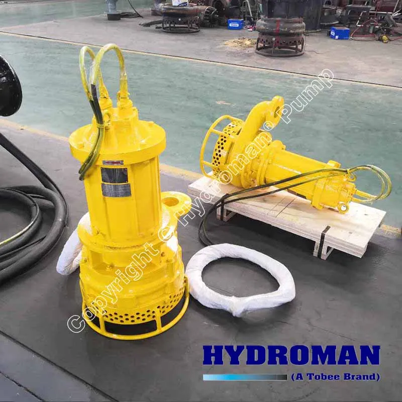 Hydroman Submersible Explosion-proof Sand Dredging Pump to Handling Minerals and Bentonite