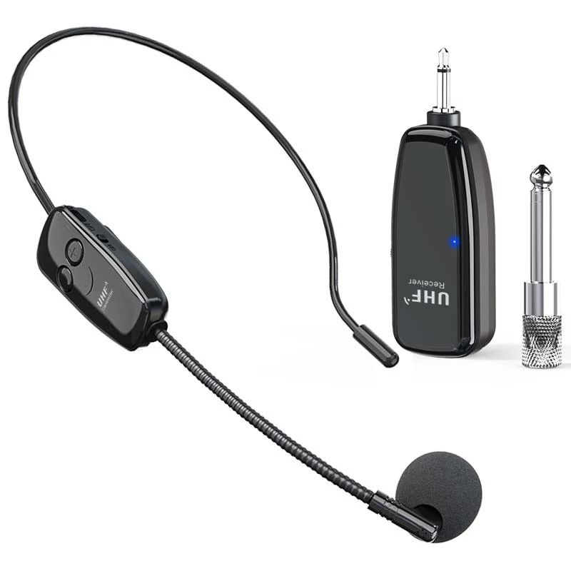 Professional Conference Cordless Mic UHF Wireless Microphone For Teacher Church Mic Speaker Mike Wireless Headset Microphone