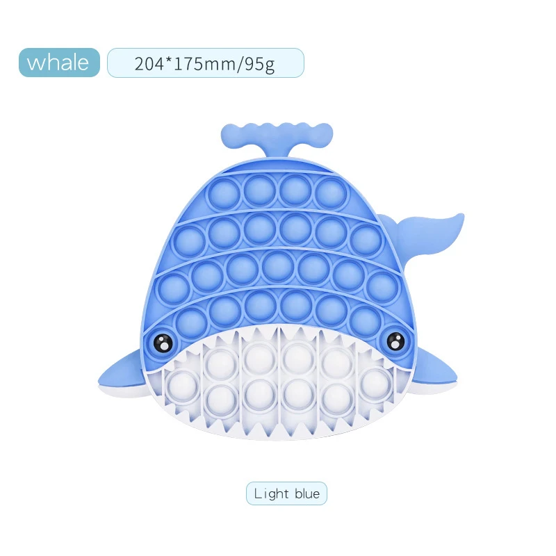 Mass production of new design creative fish-shaped funny shark finger toys for children