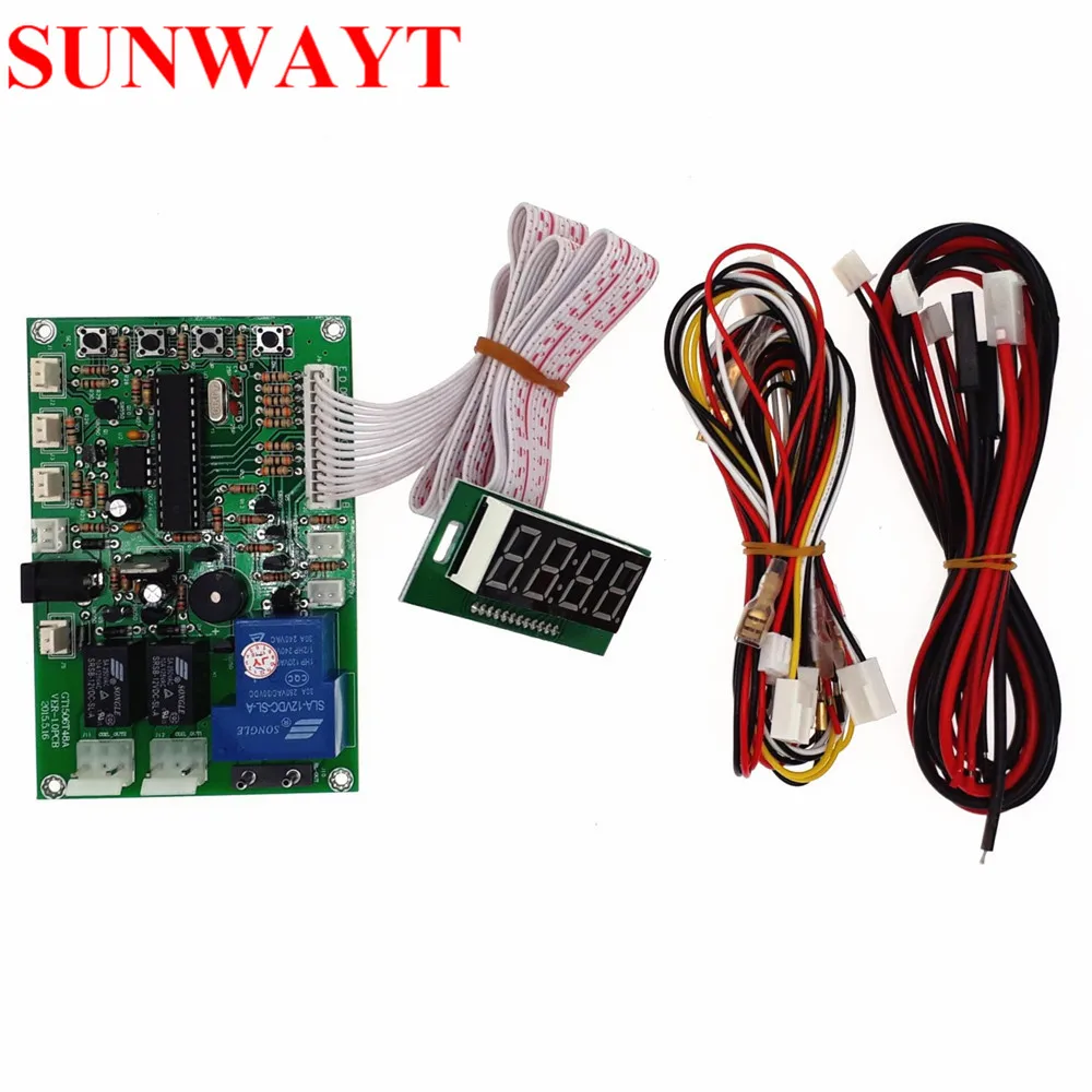 
JY-141 Bill to Coins Change timer Board with Wires Banknote Exchange to Coin Token Main Control Board for Coin Changer Machines 