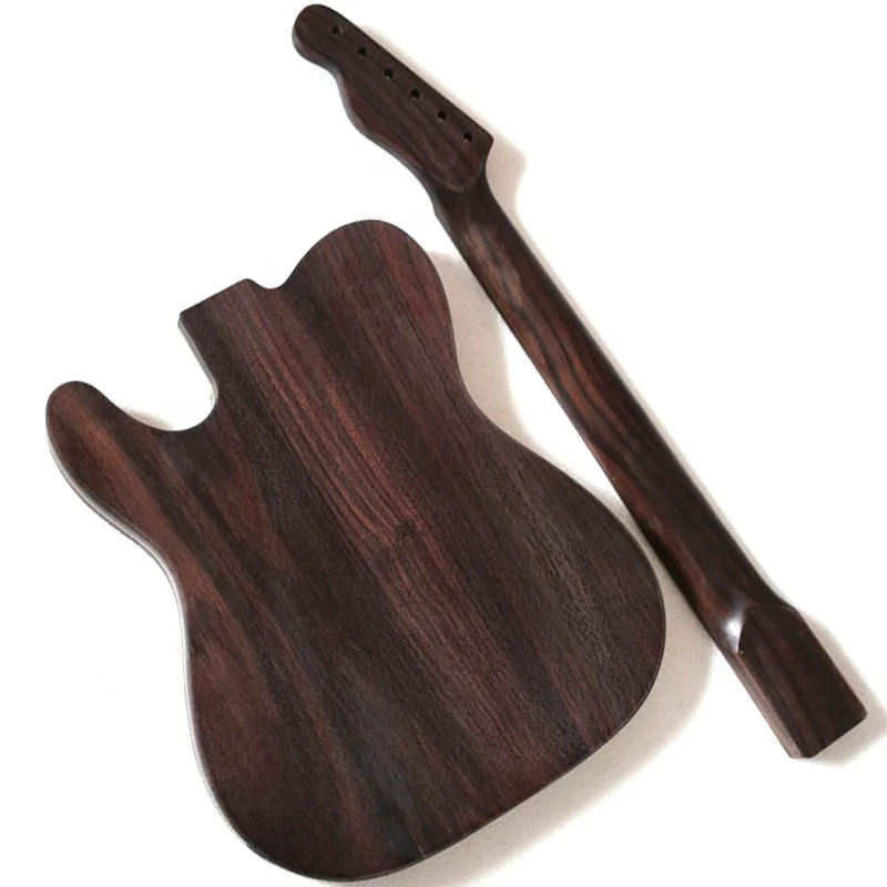 Musoo brand electric guitar kit for all solid rosewood unfinished diy kit