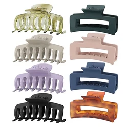 Многофункциональные аксессуары для волос, заколки-крабы, оптовая продажа, большие заколки-крабы с отверстиями для женщин