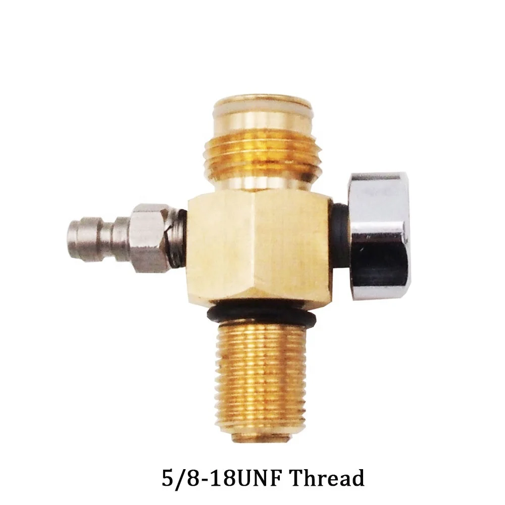 2800psi HPA штырьковый клапан бака 300bar 5/8-18UNF резьба Пейнтбол PCP воздушный бак цилиндр регулятора