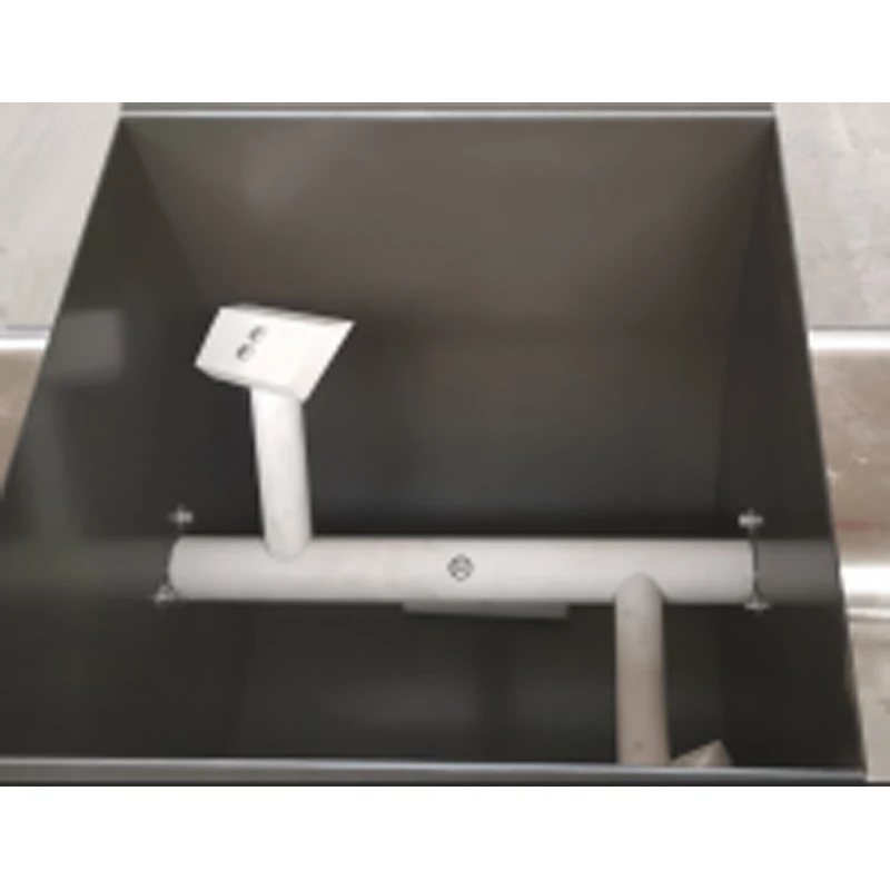 Temperature control material mixer