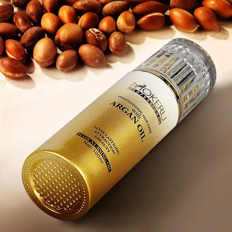 Argan oil 100% vitamin e cosmetic bio oil mokeru brand argan oil hair serum