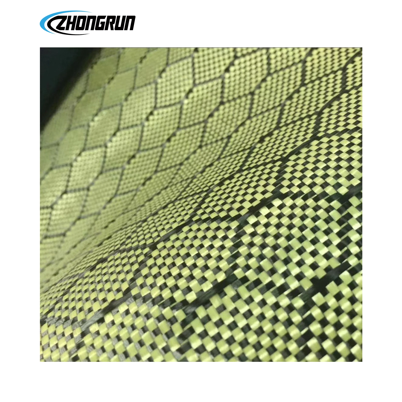 3K 200g Twill Aramid & Carbon hybrid fabric for car decoration carbon aramid hybrid fabric