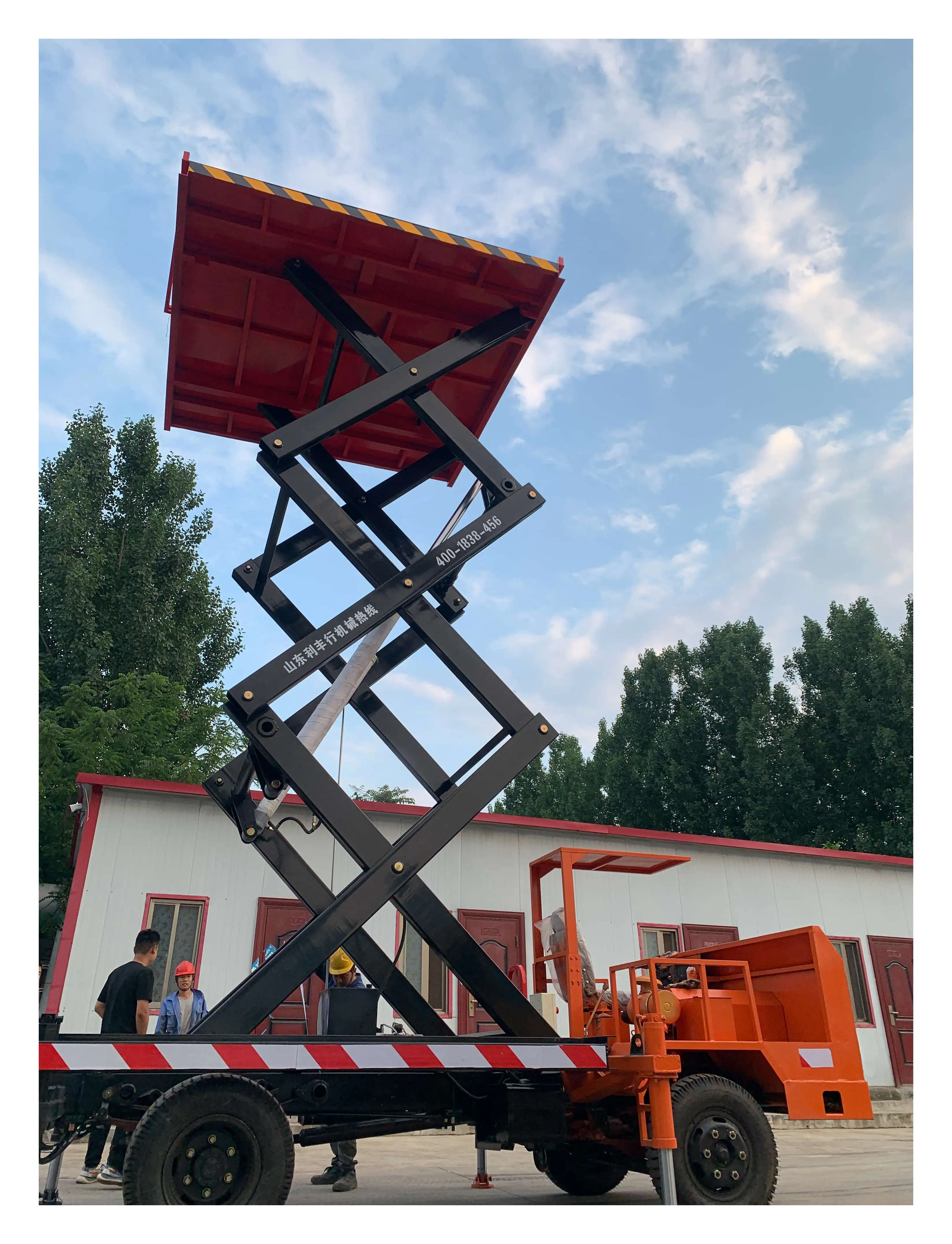 Hot New Products Easy Operation Compact Mobile Hydraulic Lifting Platform Portable Adjustable Height Smooth Industrial Use