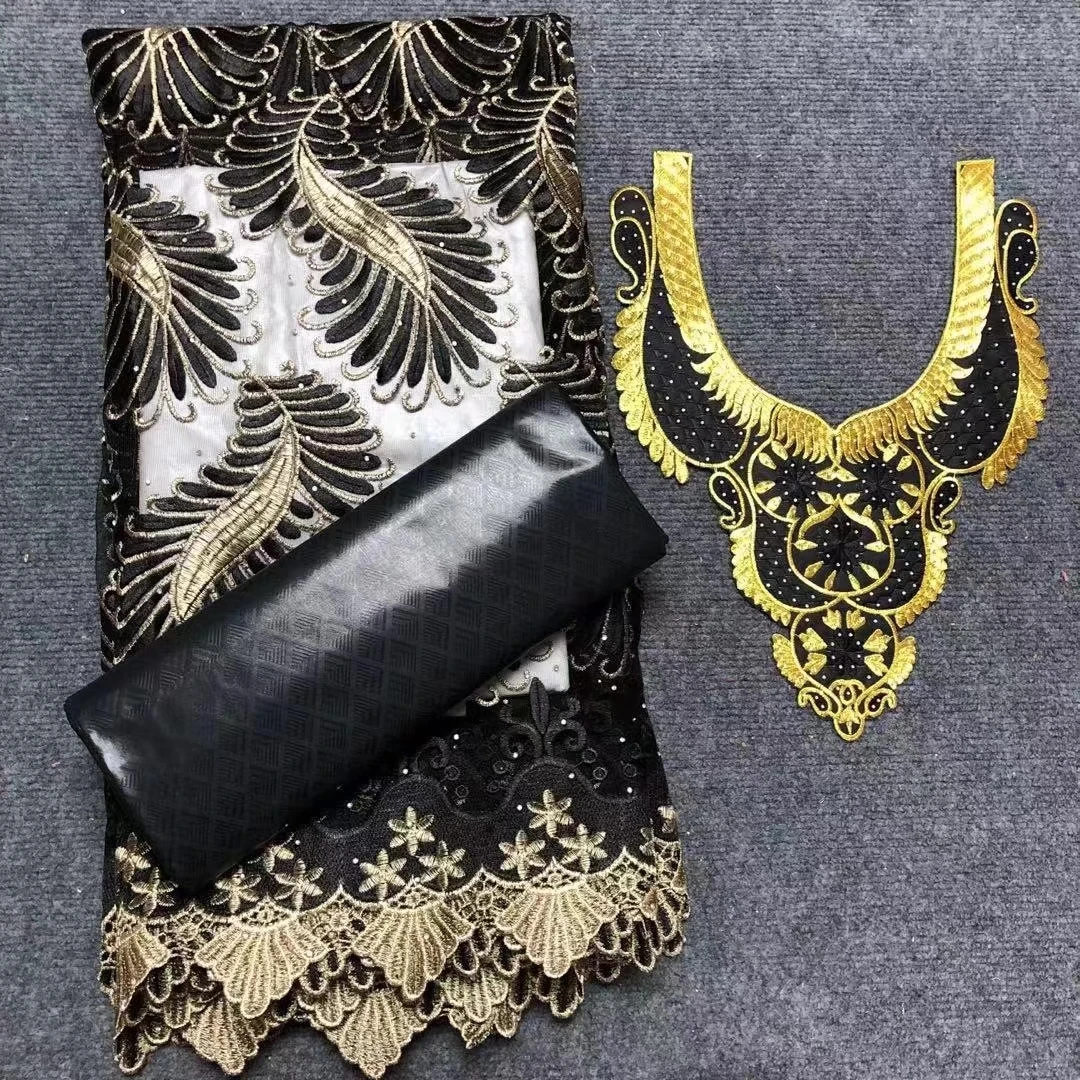 Наборы базин риче нигерийские базиновые ткани подходящие 2 5 ярдов французское кружево красивый