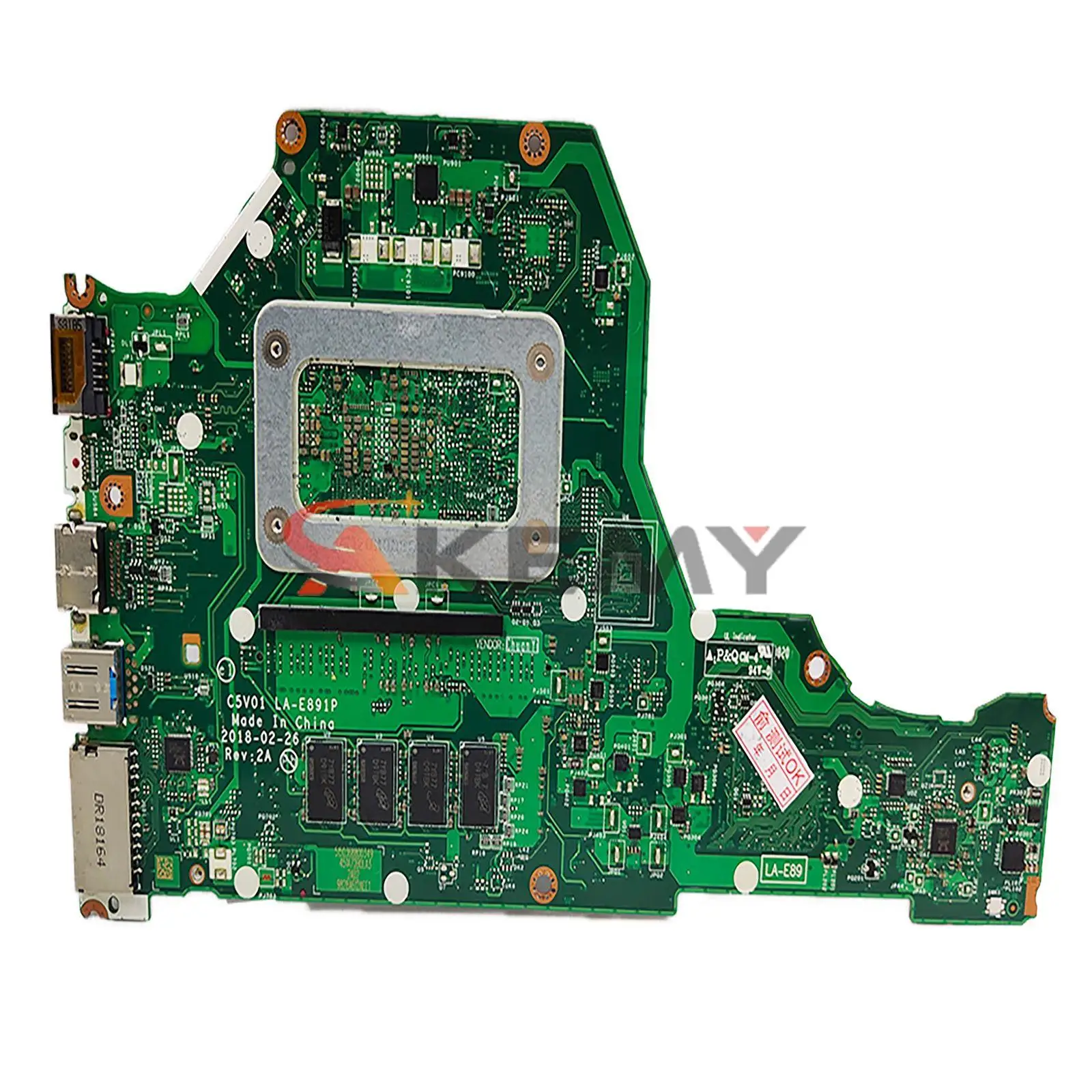 C5V01 LA-E891P FOR Acer Aspire A315-53 A515-51 A515-51G A615-51 Notebook Computer Motherboard I3 I5 I7 100%