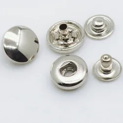 Button manufacturers sell the high quality custom black silver gold stud brass fasteners metal snap button