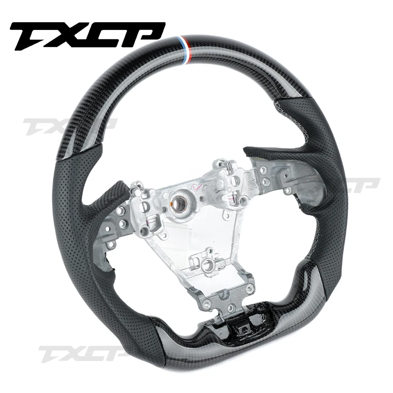 Fit For Subaru Legacy Outback Impreza Forester BRZ STI XV REX WRX Hybrid SVX Custom LED Carbon Fiber Steering Wheel