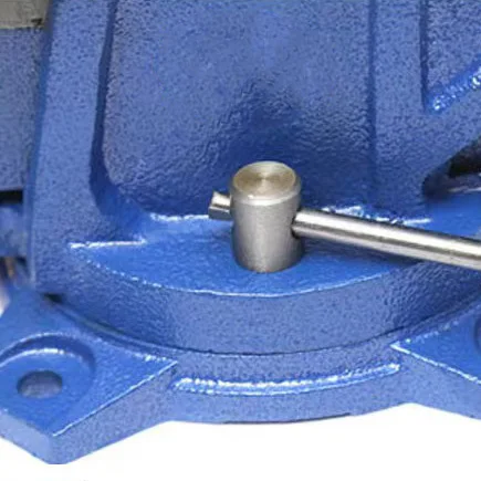 Heavy Duty Blue Routine Cast Iron Bench Vise Multi-Purpose Industrial Steel Bench Vise with Swivel Base OEM Customizable