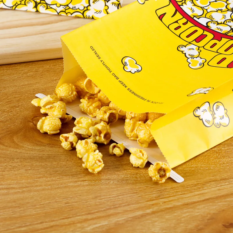 Golden Supplier Custom Logo Print Product Popcorn Paper Bag For Packaging