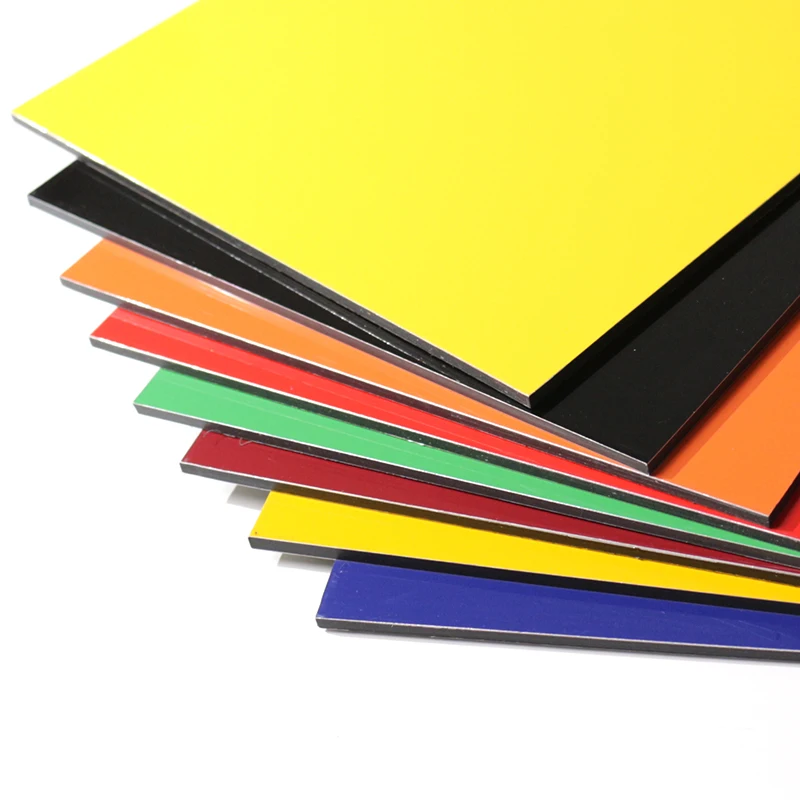 ALUSHINE ACP Glossy PVDF Coating 2/3/4/5/6mm 3d Exterior/interior Wall Cladding Sheets ACP Aluminum Composite Panels