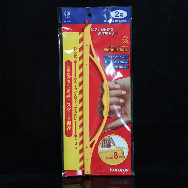 Creative Updated Various Color Custom Elegant Plastic Bread Snack Sealing Stick dispenser bag clips