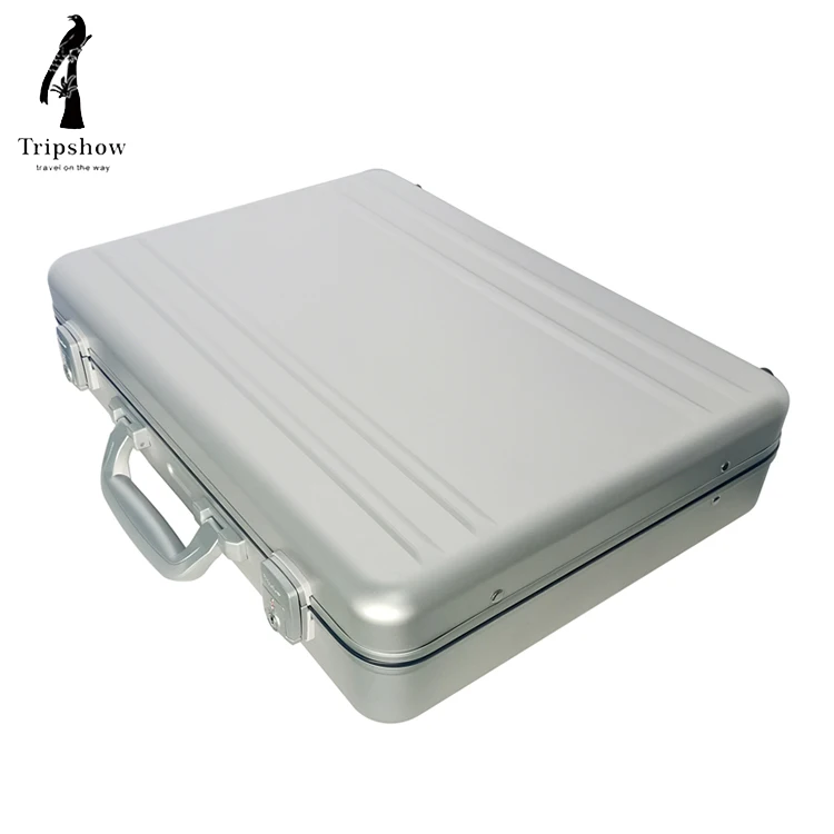 Trishow Portable Tool Custom Briefcase Attache Cases Laptop Metal Aluminum Briefcase tool case