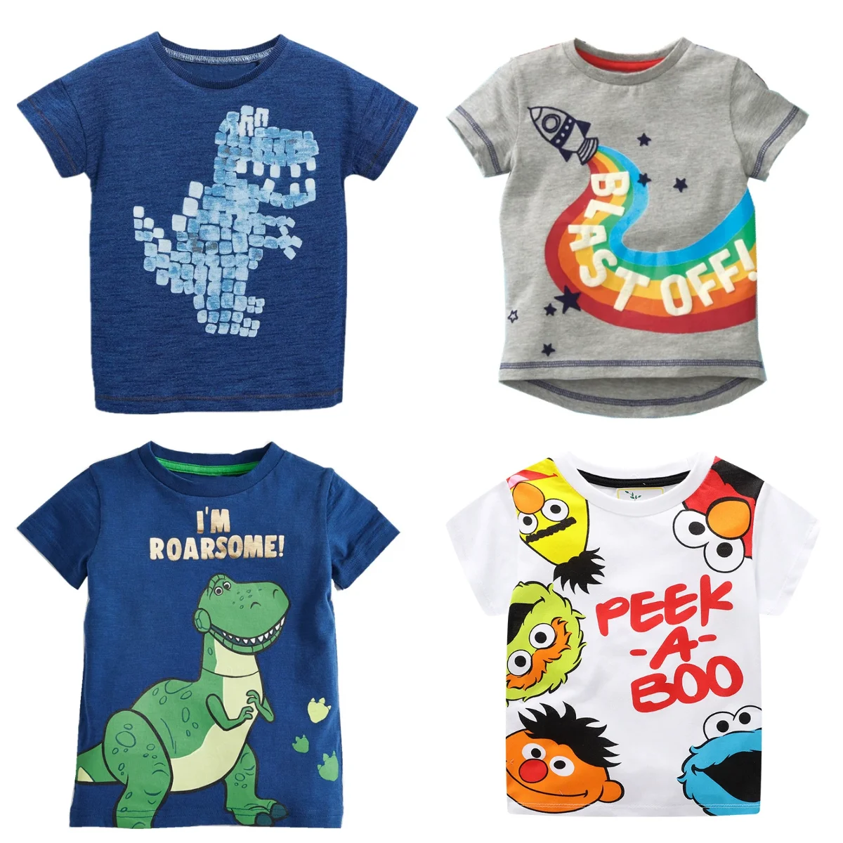 New Products Kids Summer Kids Shirts Short Sleeve Boys T-Shirts Boys Cotton Custom T-Shirts