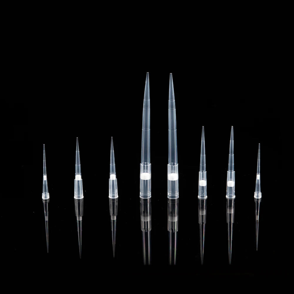 Lab Disposable Plastic 10ul Medical White Micropipette Pipette Tips Laboratory Usage Gamma Sterile 96pcs/box