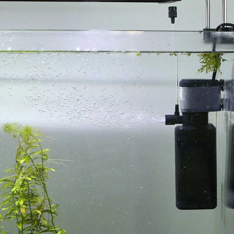 Jialu fish tank filter three-in-one built-in submersible pump aquarium mute lp aerator pump oxygen pump