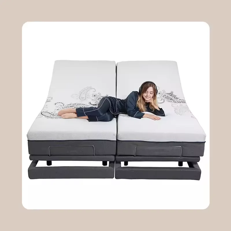 Head and Foot Electrical Control  Wireless Remote Adjustable Bed Frame