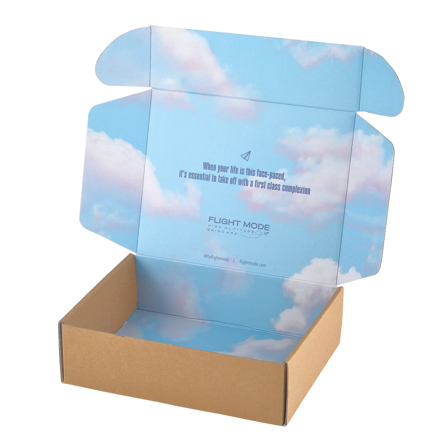 Wholesale Custom Logo Printed Small Size Unique Plain Corrugated Packing Boxes Cardboard Skincare Mailer Clothing Shipping Box